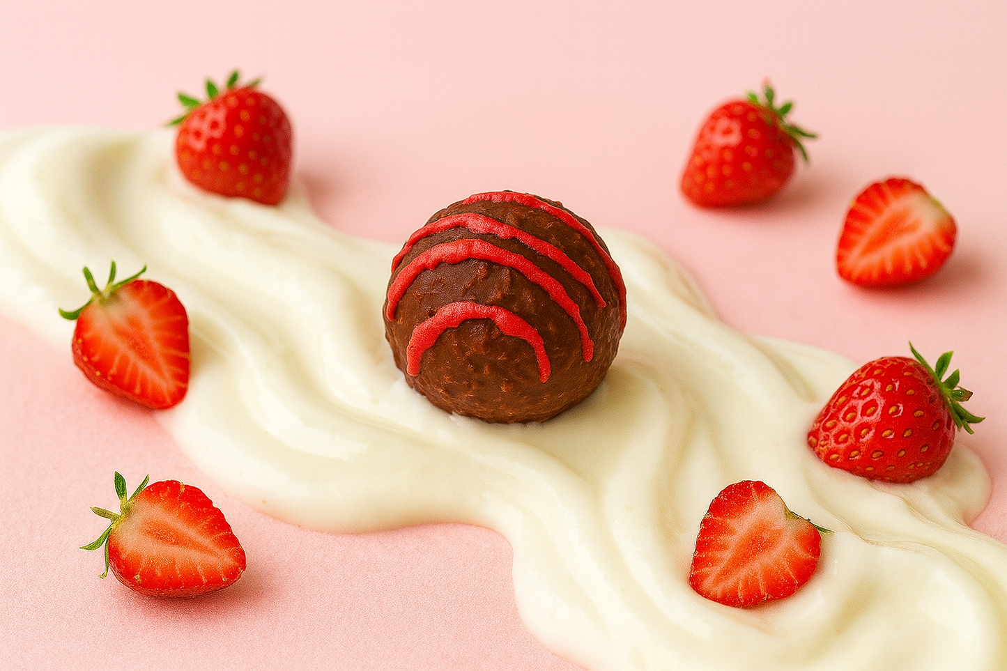 Praline Erdbeer - Sahne