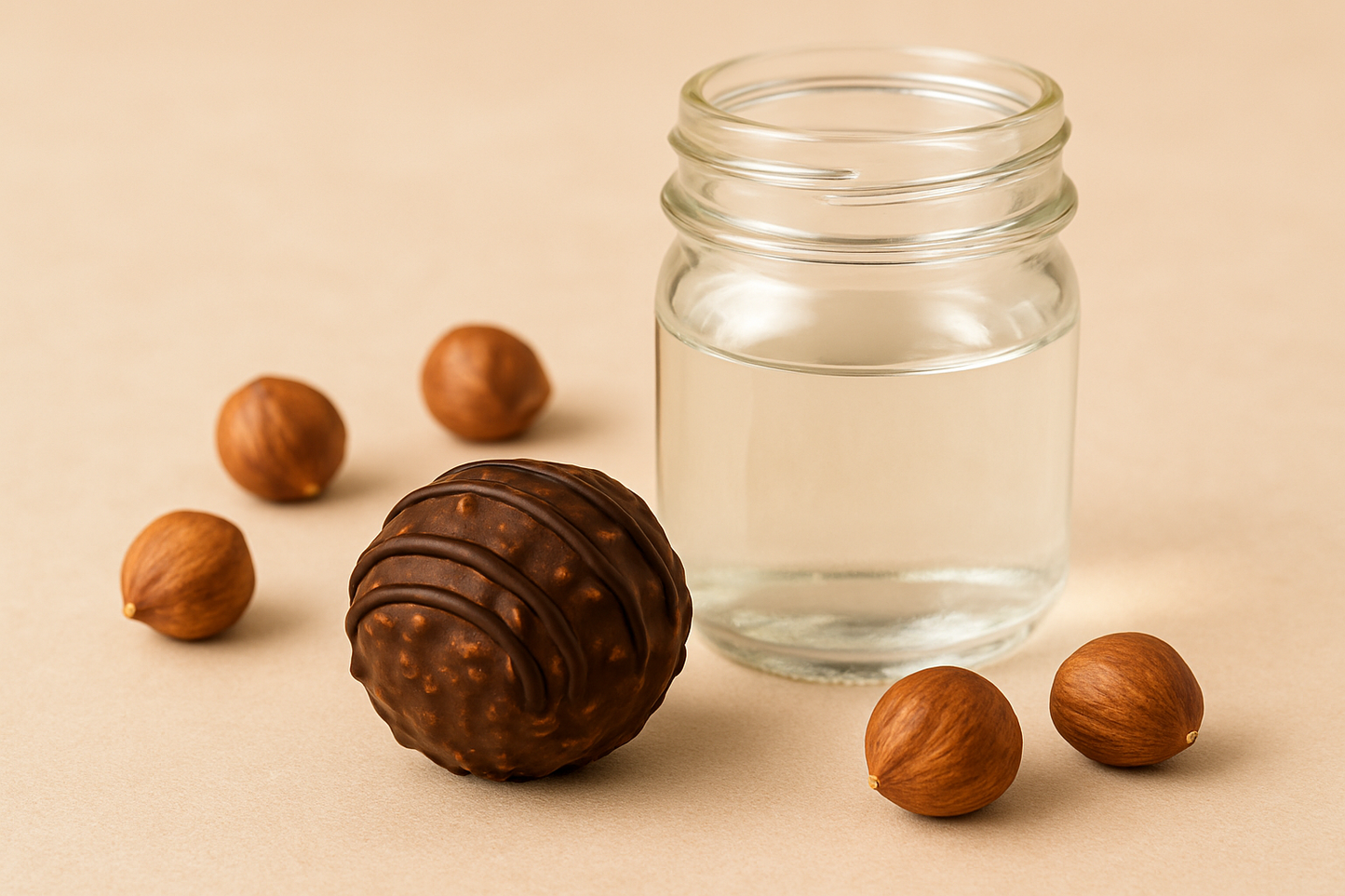 Praline Haselnuss - Schwarzgebrannter