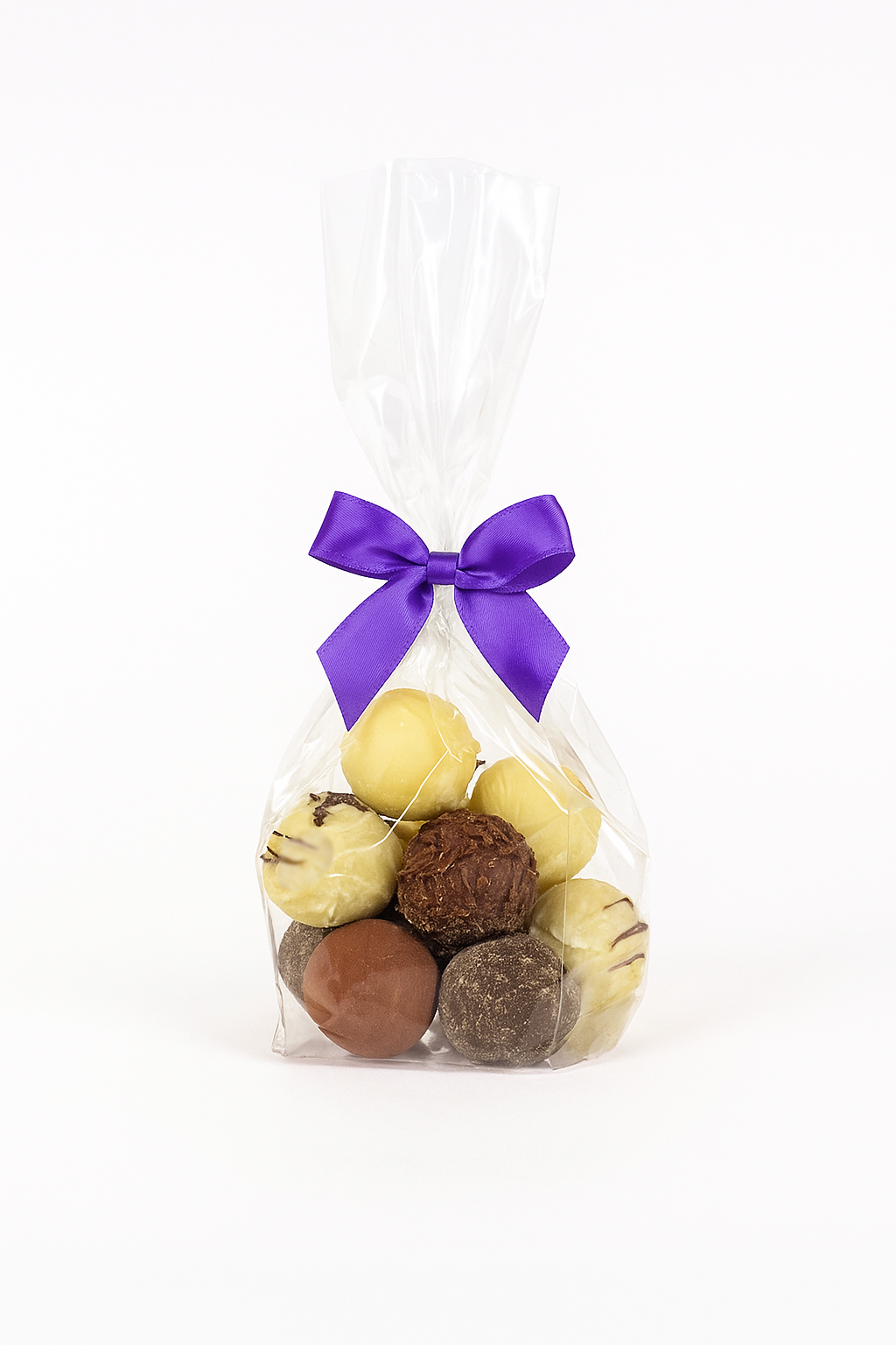 Pralinen Beutel gemischt mit Alkohol